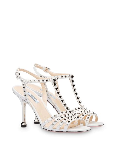 prada studded t-strap sandals